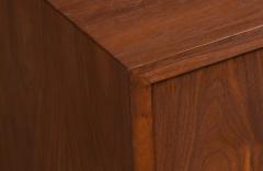 Carlo Jensen Carlo Jensen Bi Folding Door Walnut Credenza for Hundevad Co  - 4138468