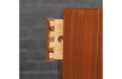 Carlo Jensen Carlo Jensen Bi Folding Door Walnut Credenza for Hundevad Co  - 4138471