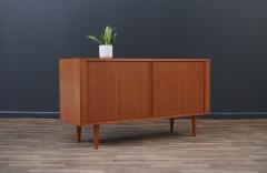 Carlo Jensen Carlo Jensen Teak Tambour Door Credenza for Hundevad - 3535316