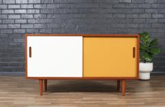 Carlo Jensen Carlo Jensen Two Tone Lacquered Teak Credenza by for Hundevad - 4097724