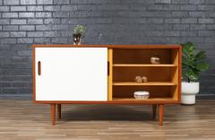 Carlo Jensen Carlo Jensen Two Tone Lacquered Teak Credenza by for Hundevad - 4097725
