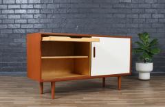 Carlo Jensen Carlo Jensen Two Tone Lacquered Teak Credenza by for Hundevad - 4097728