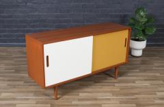 Carlo Jensen Carlo Jensen Two Tone Lacquered Teak Credenza by for Hundevad - 4097729