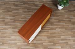Carlo Jensen Carlo Jensen Two Tone Lacquered Teak Credenza by for Hundevad - 4097730
