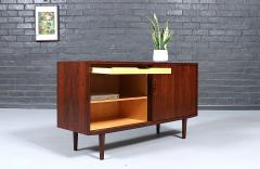 Carlo Jensen Danish Modern Rosewood Credenza w Sliding Doors by Carlo Jensen - 4738973