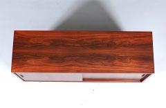 Carlo Jensen Danish Modern Rosewood Credenza w Sliding Doors by Carlo Jensen - 4738974
