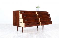 Carlo Jensen Danish Modern Rosewood Dresser by Carlo Jensen for Hundevad Co  - 2284910