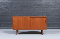 Carlo Jensen Danish Modern Teak Credenza by Carlos Jensen for Hundevad Co  - 4511397