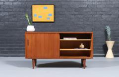 Carlo Jensen Danish Modern Teak Credenza by Carlos Jensen for Hundevad Co  - 4511401