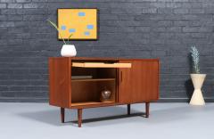 Carlo Jensen Danish Modern Teak Credenza by Carlos Jensen for Hundevad Co  - 4511405