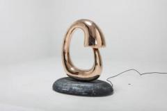 Carlo Lorenzetti Bronze Angler Lighting Sculpture by Carlo Lorenzetti - 3377493