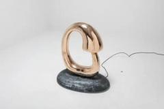 Carlo Lorenzetti Bronze Angler Lighting Sculpture by Carlo Lorenzetti - 3377494
