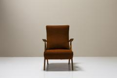 Carlo Mollino Reclining Lounge Chair attr to Carlo Mollino by Antonio Gorgone Italy 1950s - 3733289