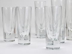 Carlo Moretti 14 Carlo Moretti Solid Aperitif Bar Bullet Drinking Glasses Italy 1970s - 4313174