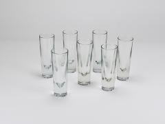Carlo Moretti 14 Carlo Moretti Solid Aperitif Bar Bullet Drinking Glasses Italy 1970s - 4313206