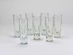 Carlo Moretti 14 Carlo Moretti Solid Aperitif Bar Bullet Drinking Glasses Italy 1970s - 4313208