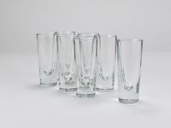 Carlo Moretti 14 Carlo Moretti Solid Aperitif Bar Bullet Drinking Glasses Italy 1970s - 4313209
