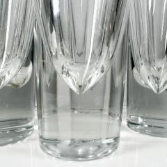 Carlo Moretti 1980s Eight Carlo Moretti Italian Weighted Bullet Cocktail Glasses ITALY - 2986854