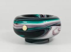 Carlo Moretti Carlo Moretti Large Murano Marble Glass Bowl Vide Poche Pocket tray Italy 1960 - 4067686
