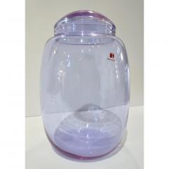 Carlo Moretti Vintage Carlo Moretti 1980s Alexandrite Purple Blue Murano Crystal Glass Urn - 1038468