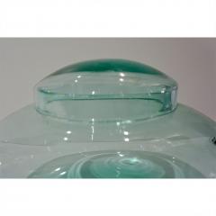 Carlo Moretti Vintage Carlo Moretti 1980s Round Apple Mint Murano Crystal Glass Box - 1068703