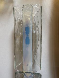 Carlo Nason 3 Tier 1970s Murano Glass Wall Sconces by Carlo Nason for AV Mazzega Set of 2 - 4633080