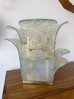Carlo Nason Cactus Lamp Murano Glass and Brass by Carlo Nason for Mazzega Italy 1970s - 3286612