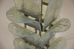 Carlo Nason Cactus Lamp by Carlo Nason for Mazzega in Clear Blue Glass Italy 1970s - 4299998