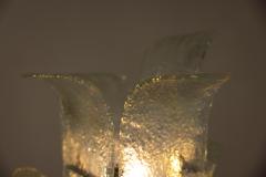 Carlo Nason Cactus Lamp by Carlo Nason for Mazzega in Clear Blue Glass Italy 1970s - 4300003