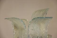 Carlo Nason Cactus Lamp by Carlo Nason for Mazzega in Clear Blue Glass Italy 1970s - 4300005