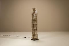 Carlo Nason Carlo Nason Floorlamp LT 379 for Mazzega in Cristal and Tobacco Italy 1970s - 4617815