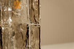 Carlo Nason Carlo Nason Floorlamp LT 379 for Mazzega in Cristal and Tobacco Italy 1970s - 4617929