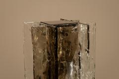 Carlo Nason Carlo Nason Floorlamp LT 379 for Mazzega in Cristal and Tobacco Italy 1970s - 4617933