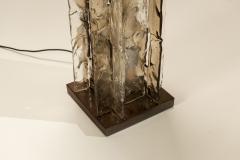 Carlo Nason Carlo Nason Floorlamp LT 379 for Mazzega in Cristal and Tobacco Italy 1970s - 4617935