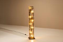 Carlo Nason Carlo Nason Floorlamp LT 379 for Mazzega in Cristal and Tobacco Italy 1970s - 4617948