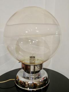 Carlo Nason Carlo Nason Handblown Murano Glass Sphere Table Lamp for Mazzega Italy 1960s - 936515