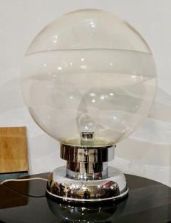 Carlo Nason Carlo Nason Handblown Murano Glass Sphere Table Lamp for Mazzega Italy 1960s - 936519