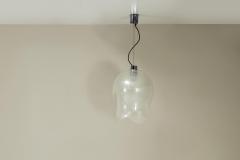 Carlo Nason Carlo Nason LS 178 Pendant Lamp in Bubble Crystal Italy 1970s - 3898293