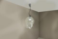 Carlo Nason Carlo Nason LS 178 Pendant Lamp in Bubble Crystal Italy 1970s - 3898294