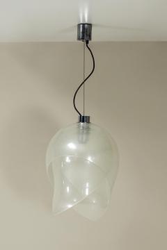 Carlo Nason Carlo Nason LS 178 Pendant Lamp in Bubble Crystal Italy 1970s - 3898297