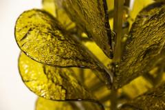 Carlo Nason Carlo Nason LT 320 Cactus Floor Lamp in Yellow Murano for Mazzega Italy 1960s - 4321747
