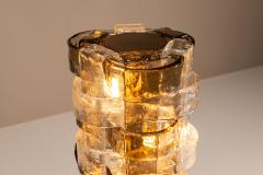 Carlo Nason Carlo Nason LT 378 Floorlamp Mixed Cristal and Tobacco Glass for Mazzega Italy - 4360670