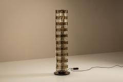 Carlo Nason Carlo Nason LT 378 Floorlamp Mixed Cristal and Tobacco Glass for Mazzega Italy - 4436540