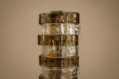 Carlo Nason Carlo Nason LT 378 Floorlamp Mixed Cristal and Tobacco Glass for Mazzega Italy - 4436548