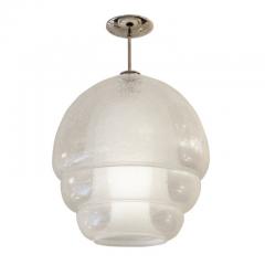 Carlo Nason Clear Bubble Glass Carlo Nason Pendant Lamp for Mazzega Italy 1960s - 3253021