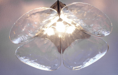 Carlo Nason Extra Large Murano Glass Petal Pendant by Carlo Nason for Mazzega 3 Available  - 4230478