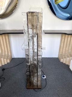 Carlo Nason Floor Lamp LT379 Murano Glass Metal by Carlo Nason for Mazzega Italy 1970s - 2854963