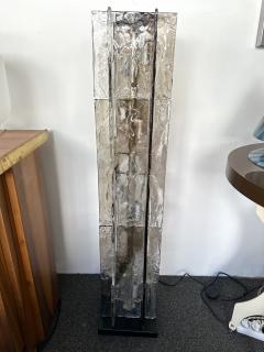 Carlo Nason Floor Lamp LT379 Murano Glass Metal by Carlo Nason for Mazzega Italy 1970s - 3679932