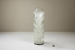 Carlo Nason Floor lamp LT 316 in White shaded Glass by Carlo Nason for AV Mazzega - 3891382