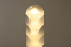 Carlo Nason Floor lamp LT 316 in White shaded Glass by Carlo Nason for AV Mazzega - 3891384